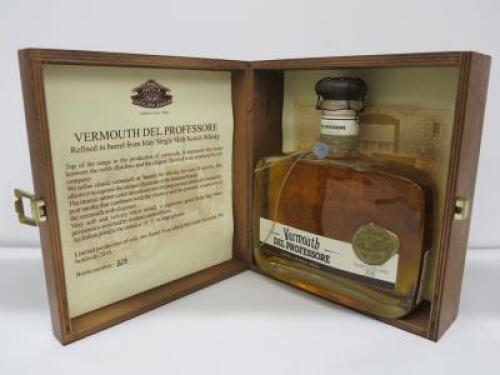 Vermouth Del Professore Single Malt Scotch Whisky, Bottle 249, 750ml.Comes in Wooden Case. RRP £110