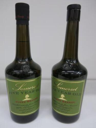 2 x Somerset 5 Year Old Cider Brandy, 700ml. RRP £70