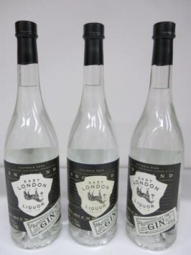 3 x East London Liquor Co, London Dry Gin, 700ml. RRP £120