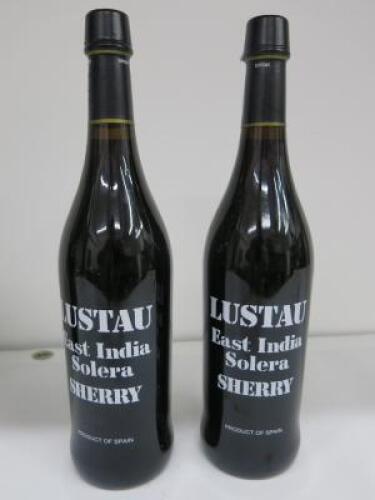 2 x Lustau East India Solera Sherry, 750ml. RRP £44