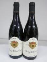 2 x Hubert Lignier, Gevrey-Chambertin 2015, 750ml, Red Wine
