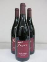 3 x Domaine Faury Hedonism Saint-Joseph 2015, 750ml, Red Wine