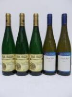 5 x Bottles of Assorted Riesling to Include: 2 x Grosset Polish Hill 2108 & 3 x Willi Schaefer 2014, 750ml, White Wine