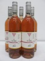 5 x York Vintage Rose 2019, 750ml, Rose Wine