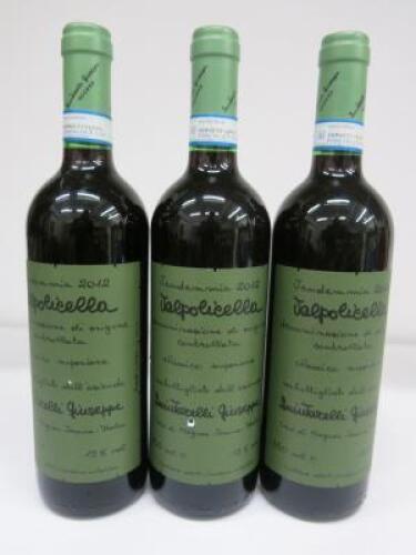 3 x Quintarelli Giuseppe, Valpolicella Classico Superiore 2012, 750ml, Red Wine