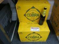 72 x 330ml Bottles of Cobra Beer. BB 03/20 & 11/20