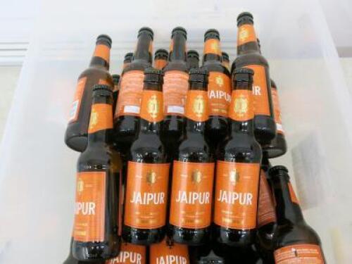 31 x 330ml Bottles of Thornbridge Jaipur Indian Pale Ale. BB 01/21 (Crate Not Included)
