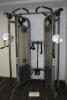 Life Fitness Dual Adjustable Pulley, Multi Position Gym (2 x Weight Range 1.25-48.75). Comes with 10 x Assorted Handles (As Pictured/Viewed)