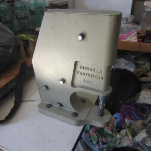 Durable Fasteners Foot Operated Stud Toggle Press