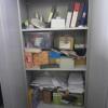 2 Door Grey Metal Stationary Cupboard & Contents (As Viewed) - 3