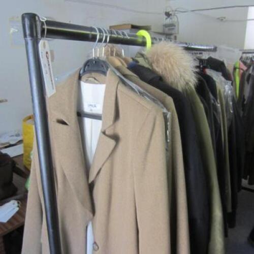 Cloths Rail Containing 30 x Assorted Jackets & Coats (As Viewed)
