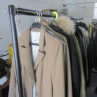 Cloths Rail Containing 30 x Assorted Jackets & Coats (As Viewed)