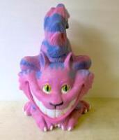 Cheshire Cat Resin & Fibreglass Figurine, Size (H) 70cm x (W) 45cm x (D) 50cm