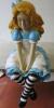 Alice In Wonderland Resin & Fibreglass Sitting Figurine, Size (H)96cm x (W) 42cm x (D) 80cm - 2