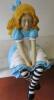 Alice In Wonderland Resin & Fibreglass Sitting Figurine, Size (H)96cm x (W) 42cm x (D) 80cm - 3