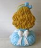 Alice In Wonderland Resin & Fibreglass Sitting Figurine, Size (H)96cm x (W) 42cm x (D) 80cm - 6