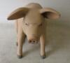 Small Sitting Pink Pig Resin & Fibreglass Statue - 5