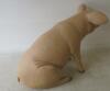 Small Sitting Pink Pig Resin & Fibreglass Statue - 7