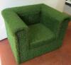 Artificial Grass Armchair, Size (H)95cm x (W) 100cm x (D)90cm - 3