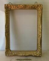 Gold Painted Hanging Picture/Advertisement Frame with Chain. Size (H)110cm x (W) 80cm x (D) 15cm