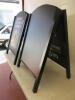 Pair of Metal Framed Double Sided Cafe Signs - 4