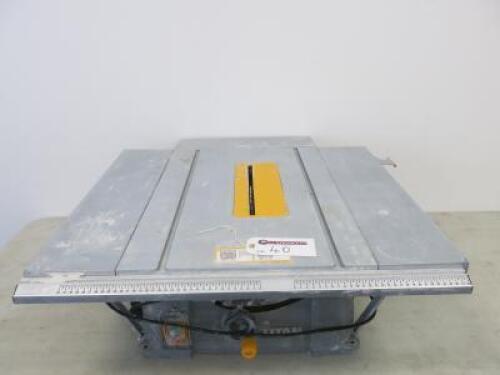 Titan 1500W Table Saw, Model TTB674TAS. NOTE: Missing safety guard