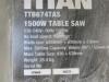 Titan 1500W Table Saw, Model TTB674TAS. NOTE: Missing safety guard - 4
