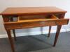 Grange Extendable Solid Wood Console to Occasional/Dining Table with 3 Additional Leaf's. Size H75cm x W90cm x D40cm Extends to 160cm. - 2