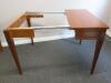 Grange Extendable Solid Wood Console to Occasional/Dining Table with 3 Additional Leaf's. Size H75cm x W90cm x D40cm Extends to 160cm. - 4