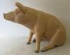 Large Sitting Fat Pig Resin & Fibreglass Statue, Size (H)80cm x (W) 50cm x (D) 120cm - 3