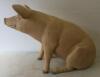 Large Sitting Fat Pig Resin & Fibreglass Statue, Size (H)80cm x (W) 50cm x (D) 120cm - 4