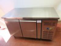 Scan Domestic 2 Door Undercounter Fridge, Model BK122-1 Gastronorm, Size (H) 80cm x (W) 136cm x (D) 70cm