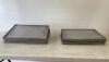 23 x Stainless Steel Trays - 51cm long x 33cm wide