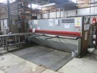 Edwards Pearson VR6.5/4000 CNC Guillotine, Type 02V279, Year 2002, Motorised Conveyor Off Shoot