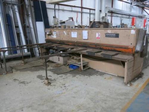 Edwards Pearson 4/4000mm Guillotine, Serial Number 903860456, Year 1987