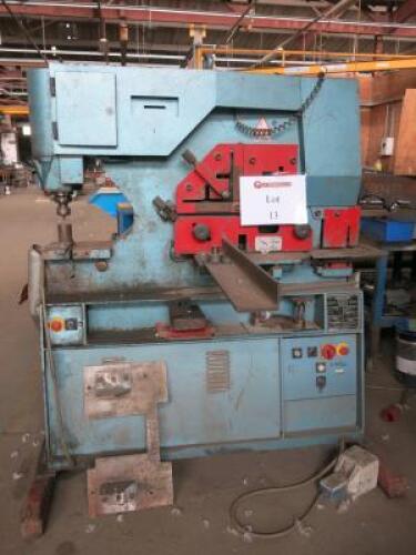 Kingsland 55XS 55Ton Ironworker, Serial Number 782496, with Tooling