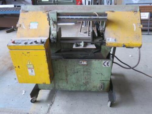 Addison Band Saw Model MH-1016JA, Serial Number 860506, Year 1997. (NOTE: not in use when Lotted)