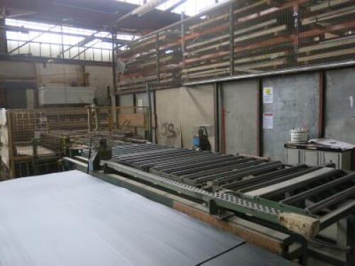Rollsec Edge Profile Roll Forming Line with Roller feed Tables