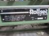 Rollsec Edge Profile Roll Forming Line with Elliott Roller feed Tables, Serial Number 8774B, D & G - 12
