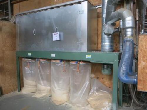 Inventail 4 Bag Dust Extractor, Model MK4M. Financed New in December 2018 for &pound;8000 + VAT. Comes with Ducting (As Viewed)