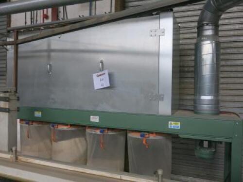 Inventail 4 Bag Dust Extractor, Model MK4M. Financed New in December 2018 for £8000 + VAT. Comes with Ducting (As Viewed)
