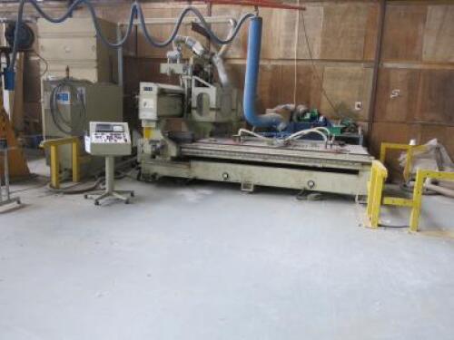 Anderson Stratos WFD CNC Router, 2800mm x 1300mm Bed, Serial Number 01-89757 Year 2001, with Vacuum Board Lifter