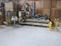 Anderson Stratos WFD CNC Router, 2800mm x 1300mm Bed, Serial Number 01-89757 Year 2001, with Vacuum Board Lifter