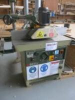 SCM T110 A Spindle Moulder, S/N AB76405 with Maggi Power Feed