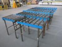 8 x Sections of Roller Track Feed Units to Include 6 x 1800mm & 2 x 800mm