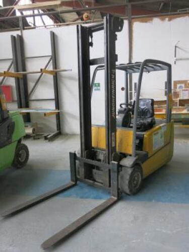 Jungheinrich EFG - DFAC20 2000kg Electric Counterbalance Fork Lift Truck, 4m Mast Height, Hours 22144, Serial Number 89927009, Year 2002. Comes with Classic Plus 48v Charger
