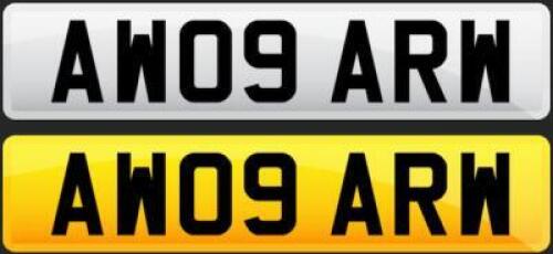 AW09 ARW- Cherished Registration, Pending Application for Retention. Buyer to pay all transfer costs. NOTE: Should Reserve not be met the highest bid will be put to our client for consideration to approve