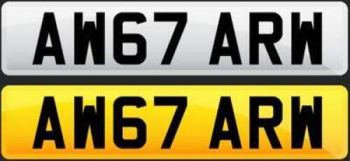 AW67 ARW- Cherished Registration, Pending Application for Retention. Buyer to pay all transfer costs. NOTE: Should Reserve not be met the highest bid will be put to our client for consideration to approve