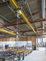 Morris 1Ton Electric Motorised Travelling Gantry Hoist with Approx 10.5 Metre Span, DB 14374