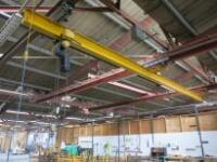 Morris 1Ton Electric Motorised Travelling Gantry Hoist with Approx 10.5 Metre Span, DB 14377